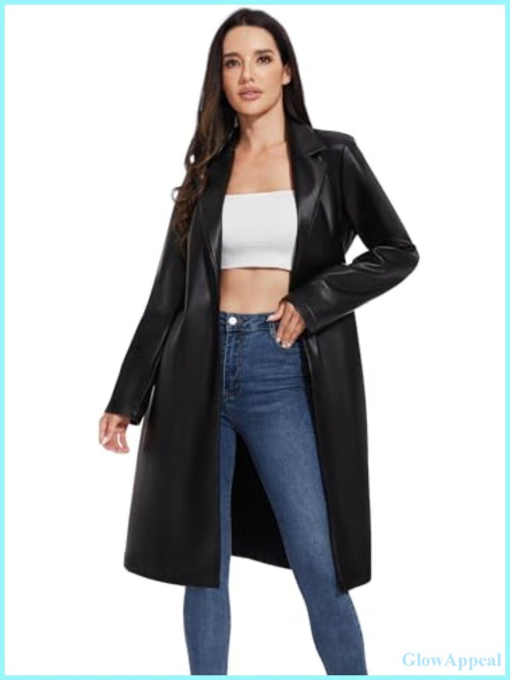 Women's Faux Leather Moto Biker Jacket Short Lightweight Vegan Pleather Fashion